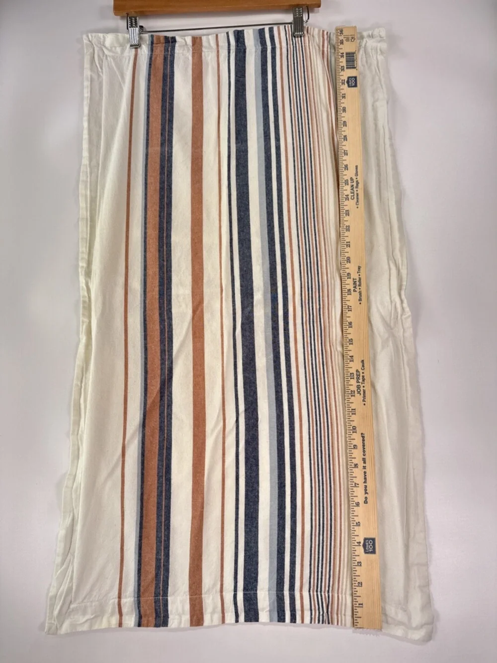 Pendleton Standard Pillow Sham 100% Cotton Stripe Rust Navy